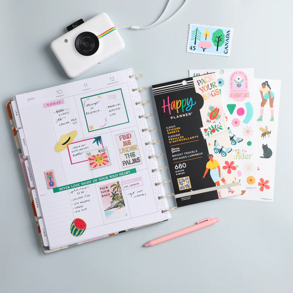 Happy Planner x TÃ nia Garcia Bright Travels - Value Pack Stickers - Image 3