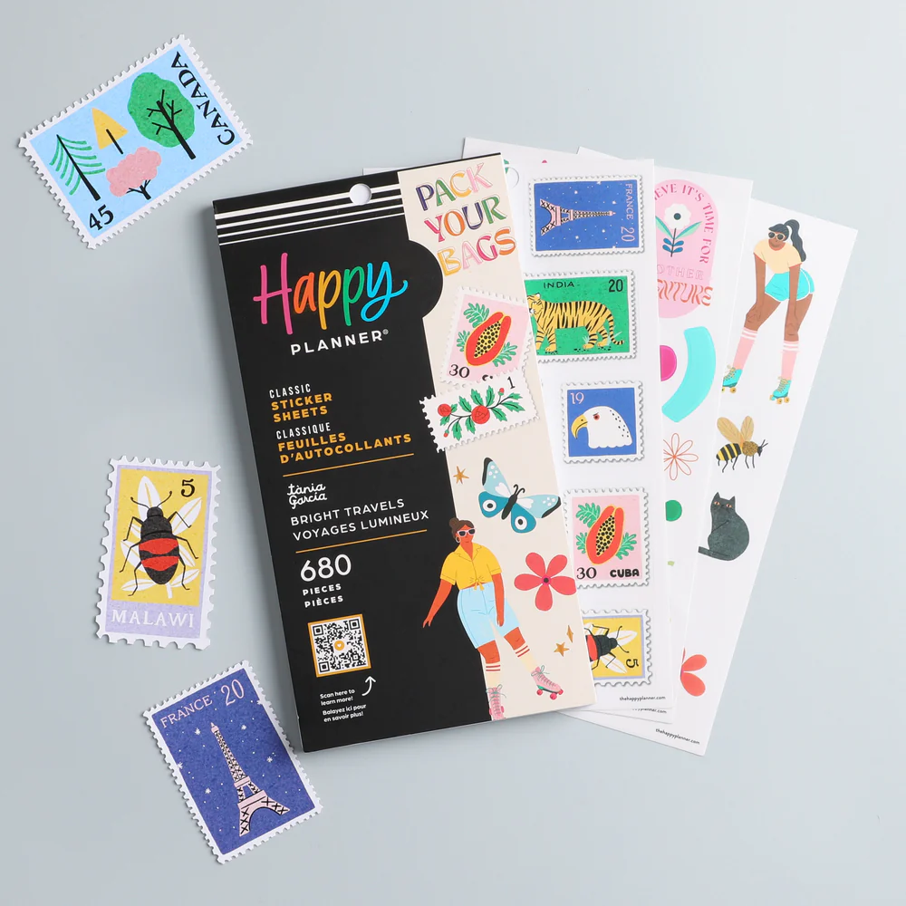 Happy Planner x TÃ nia Garcia Bright Travels - Value Pack Stickers - Image 4