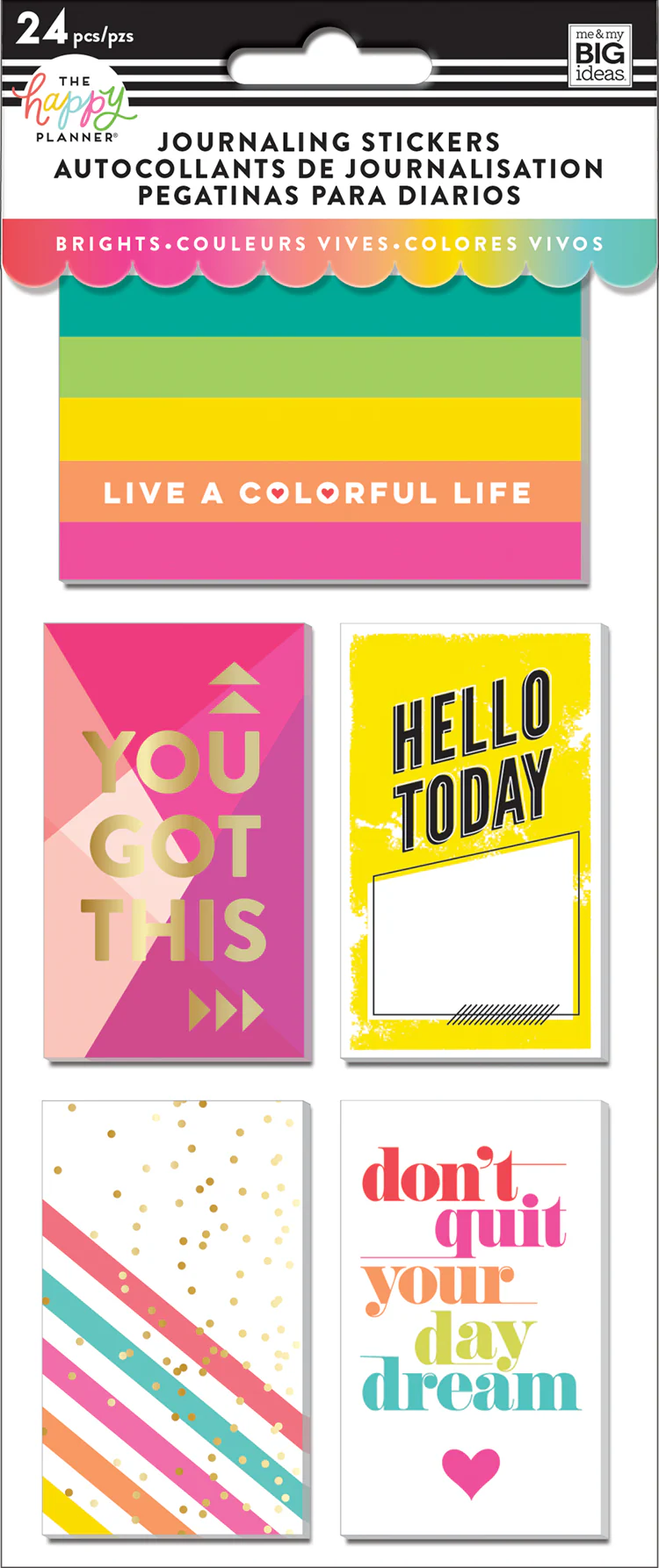 Journaling (Flip) Stickers - Brights