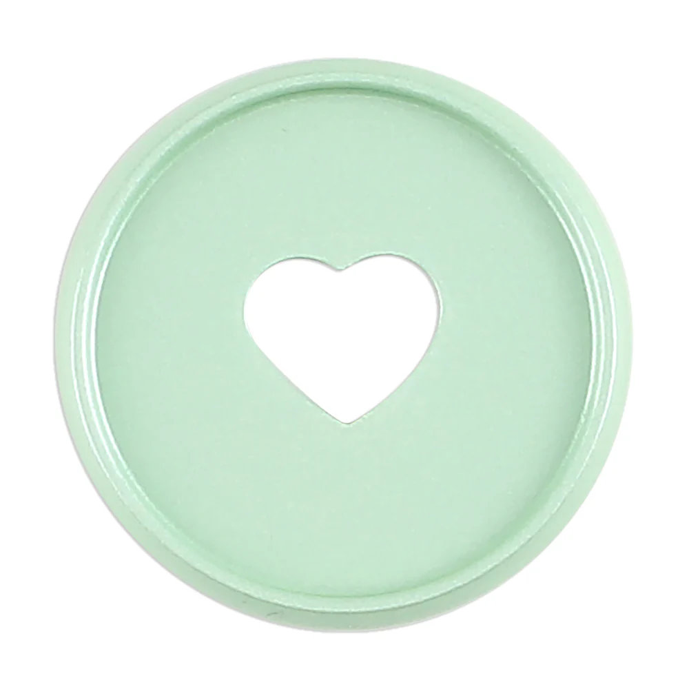 Pearl Powder Sea Glass - Medium Metal Disc Set