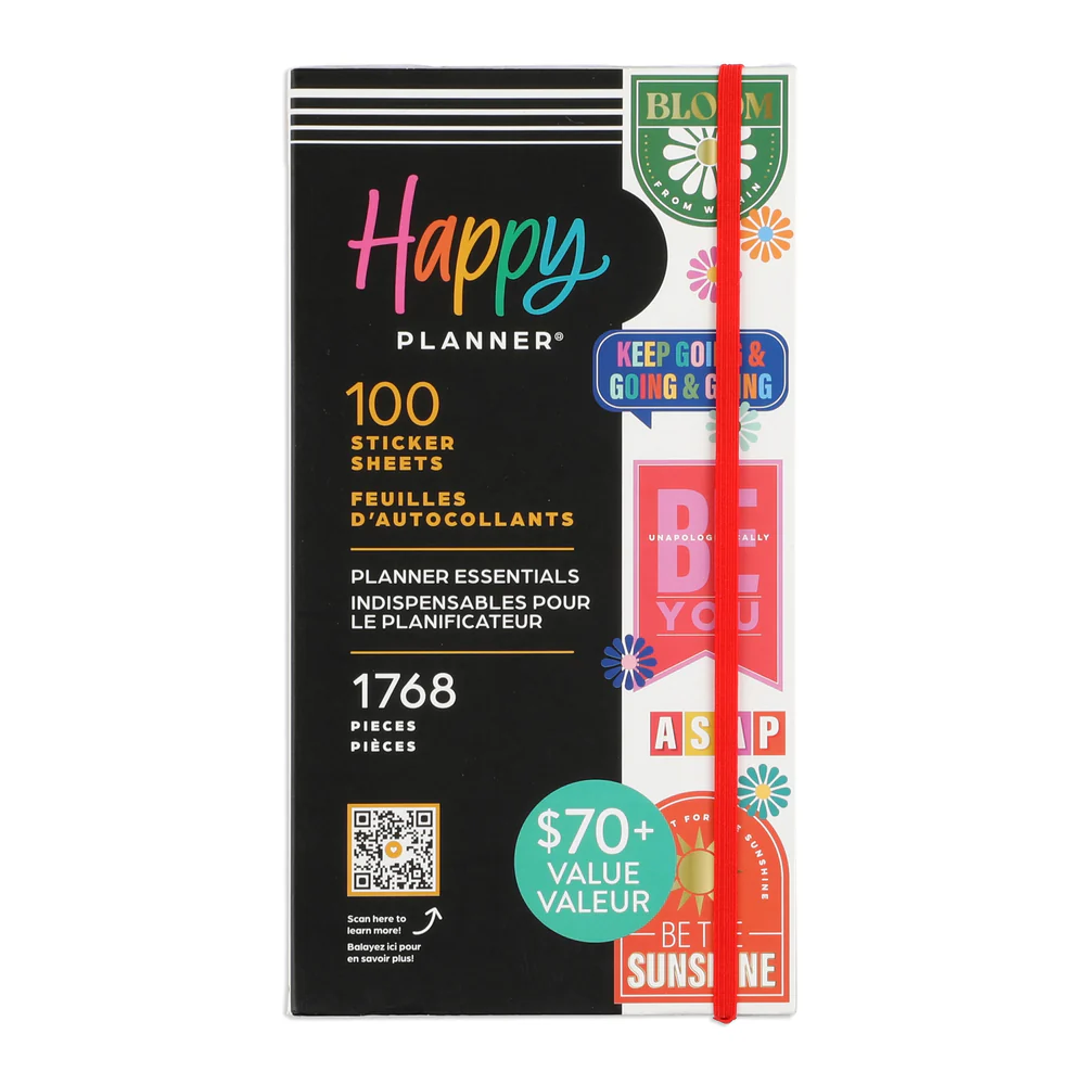 Planner Essentials - Mega Value Pack Stickers - 100 Sheets