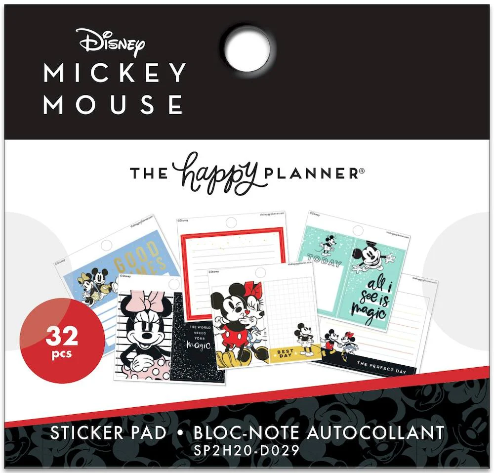 Mickey Mouse and Minnie Mouse Tiny Stickers Pad