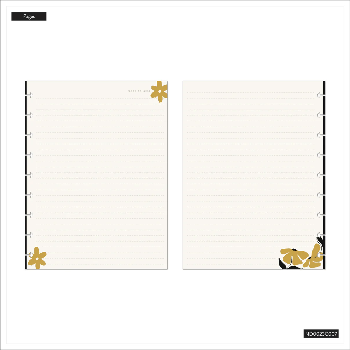 Mod Sketches - Dotted Lined Classic Notebook - 60 Sheets - Image 27