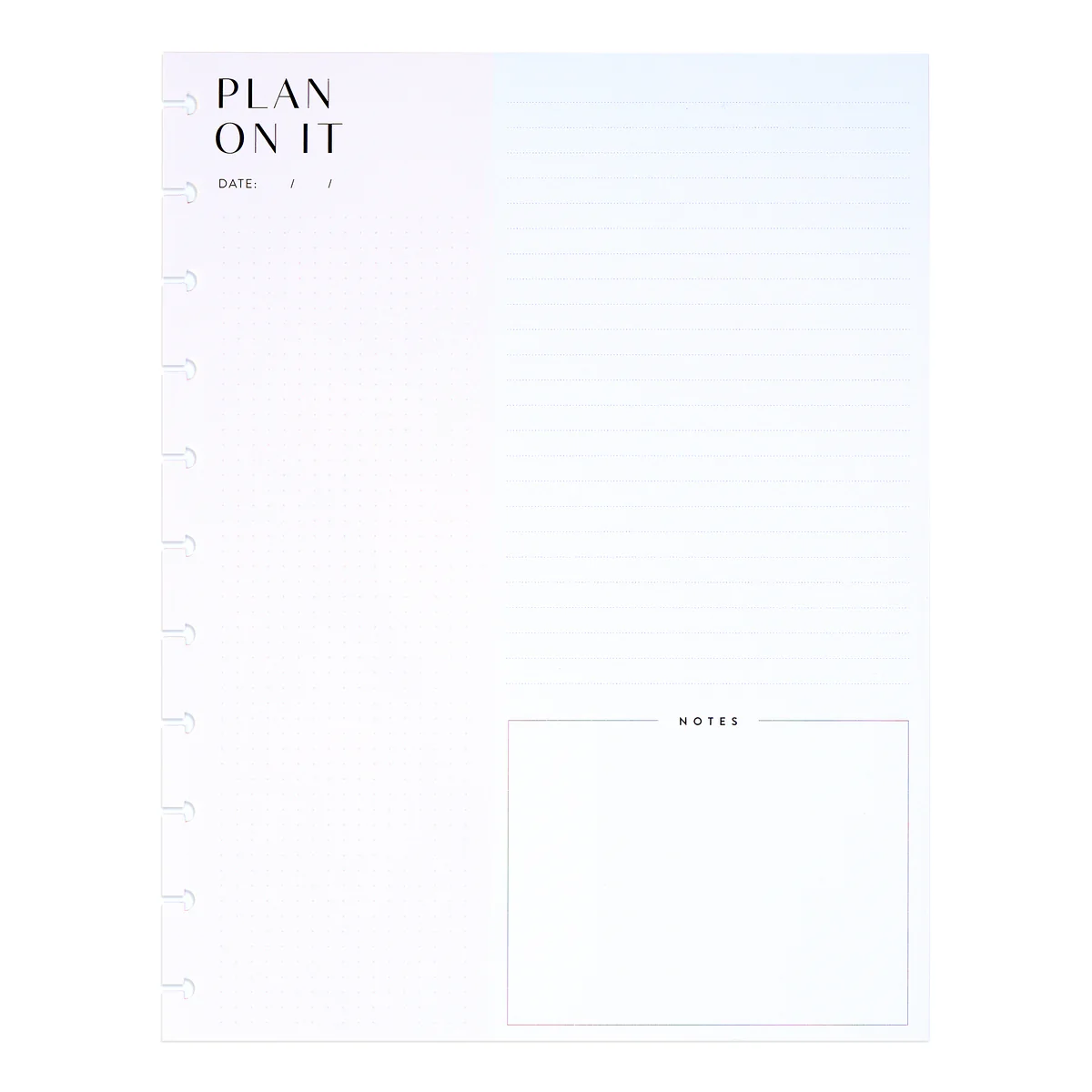 Neutrals - Dashboard + Dotted Lined Big Filler Paper - 40 Sheets