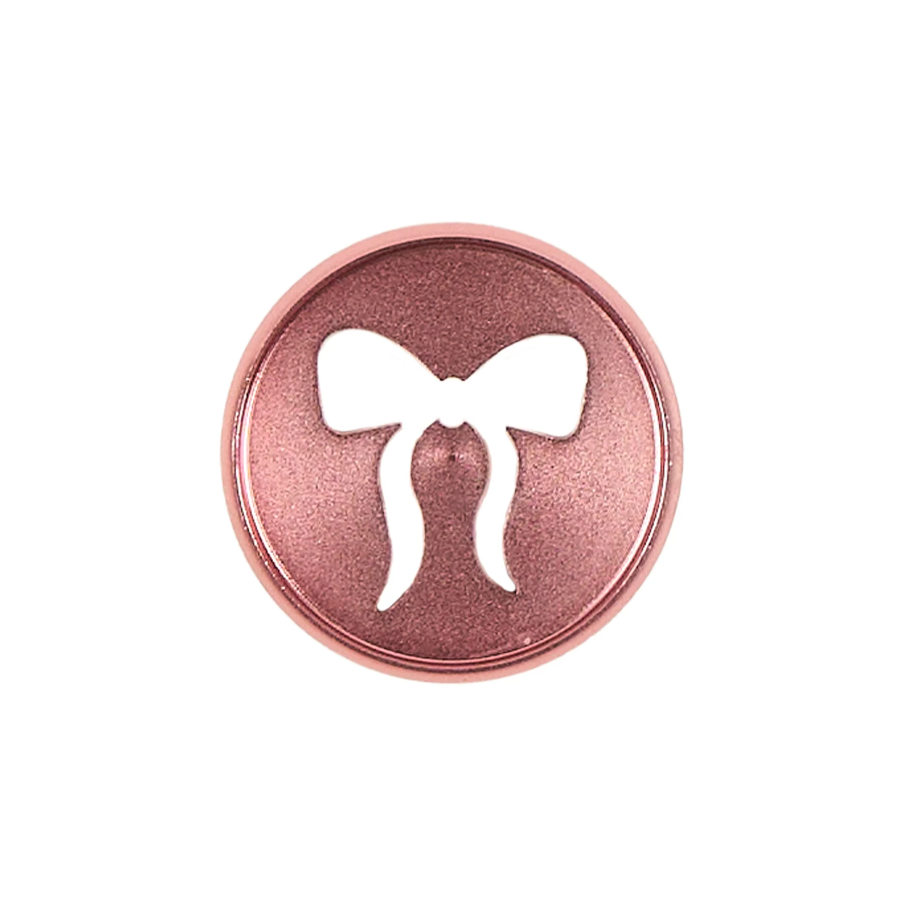 Pink Bow Cutout - Medium Metal Disc Set