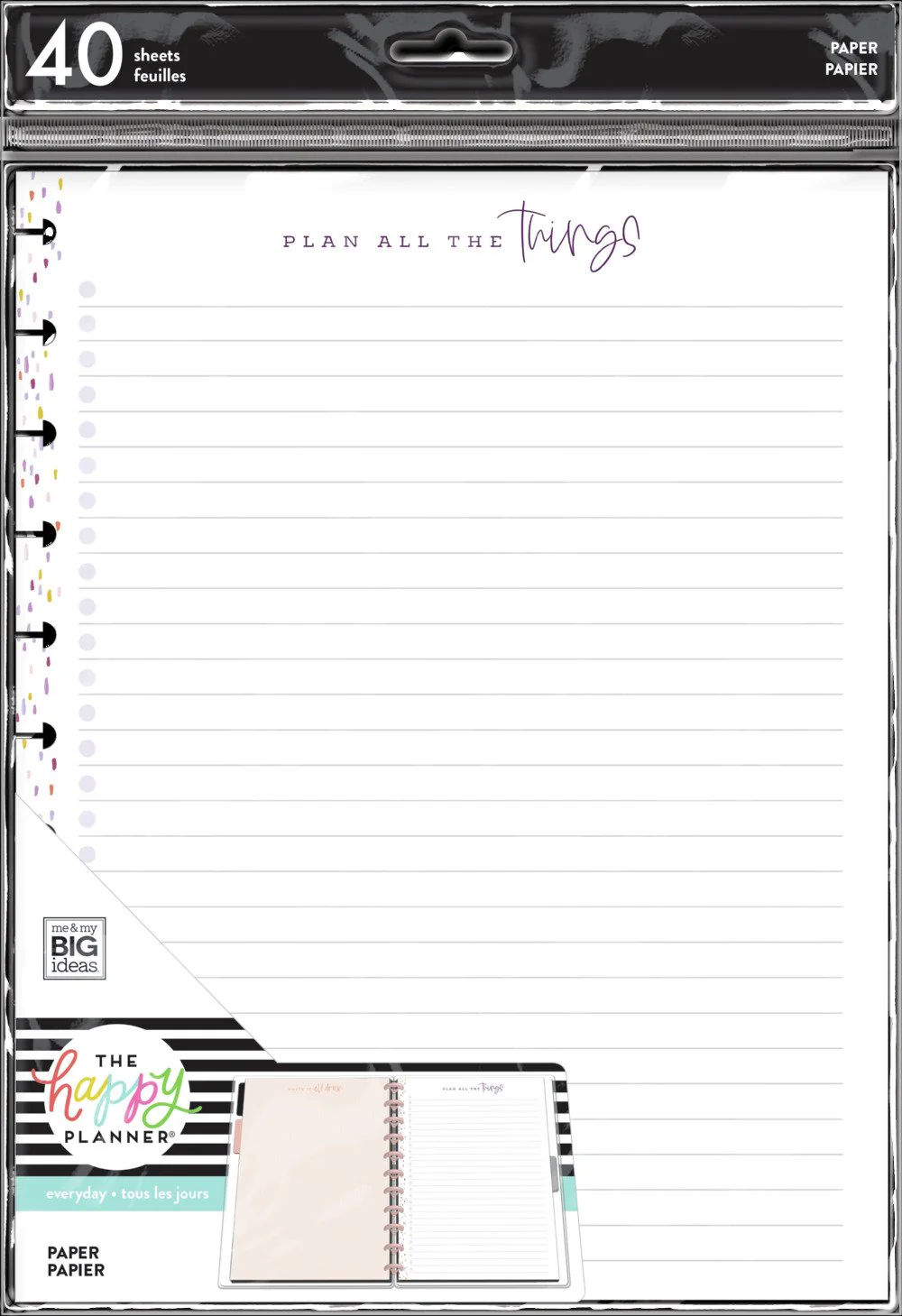 Plan All the Things Big Filler Paper