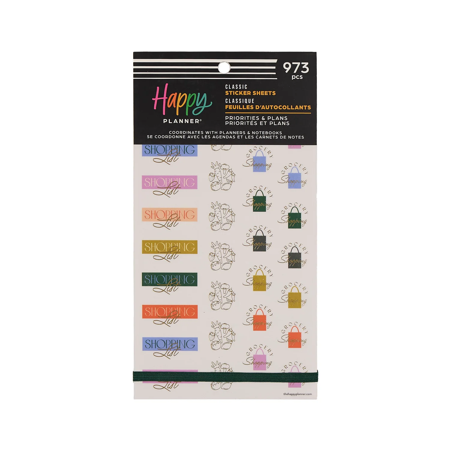 Priorities & Plans - Value Pack Stickers