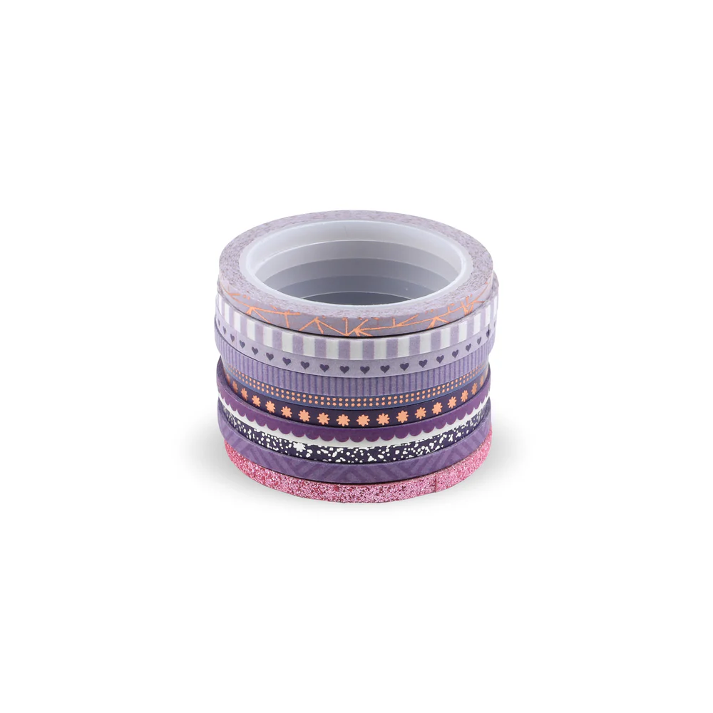 Purple Hues Skinny Washi Tape