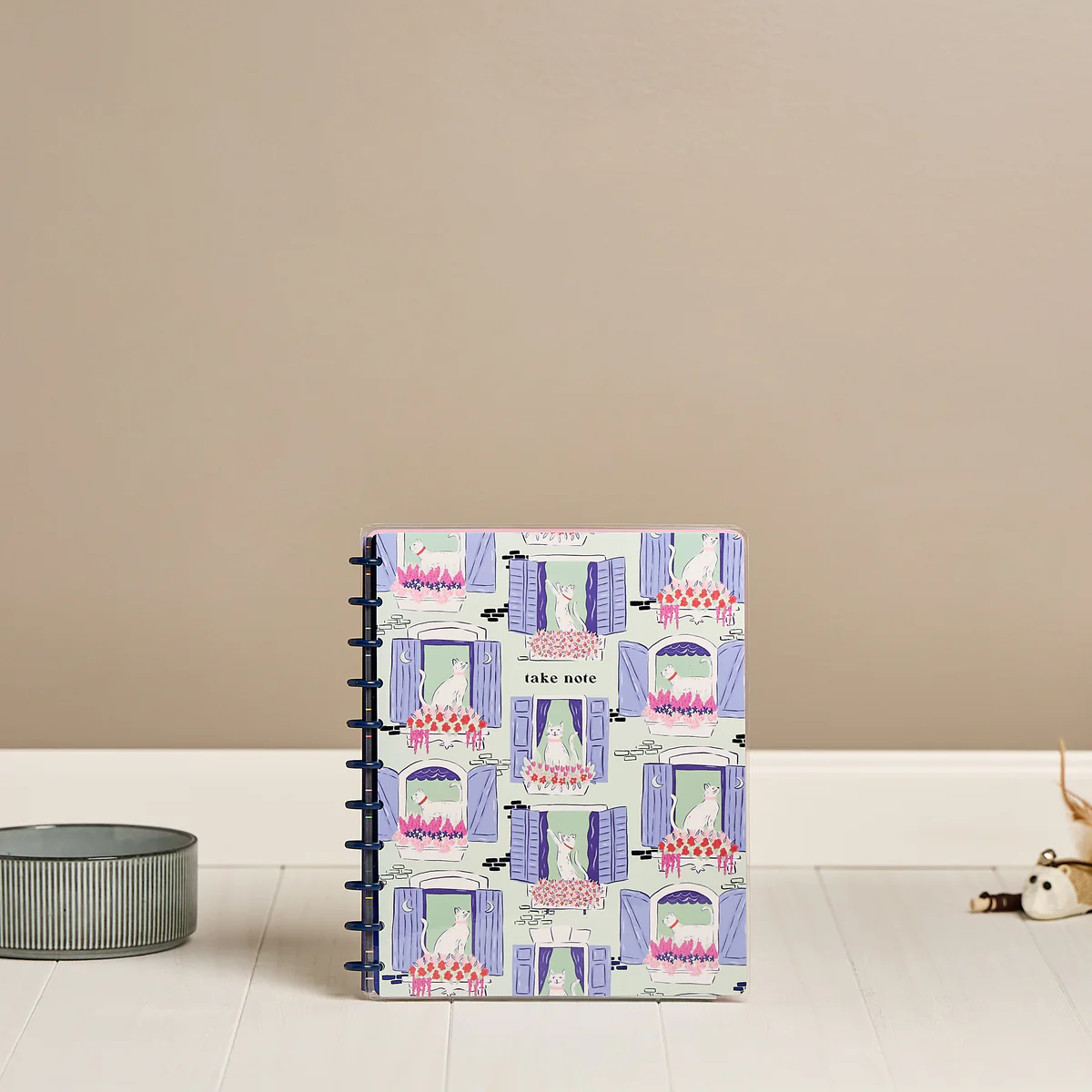 Purrfect Seasonal Cats - Dotted Lined Big Notebook - 60 Sheets - Image 17