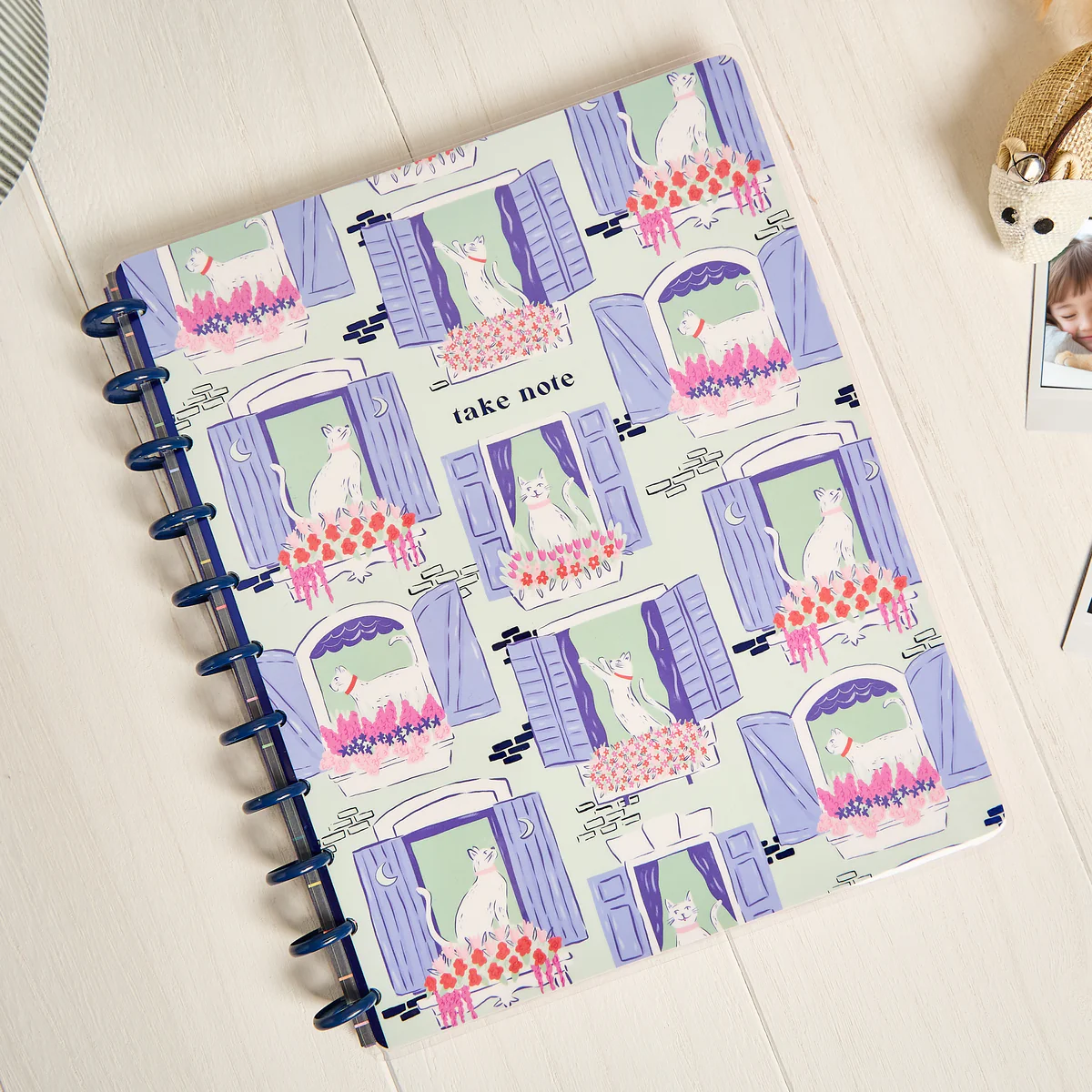 Purrfect Seasonal Cats - Dotted Lined Big Notebook - 60 Sheets - Image 9