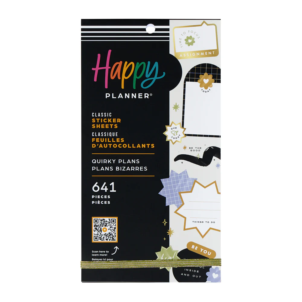Quirky Plans Student - Value Pack Stickers