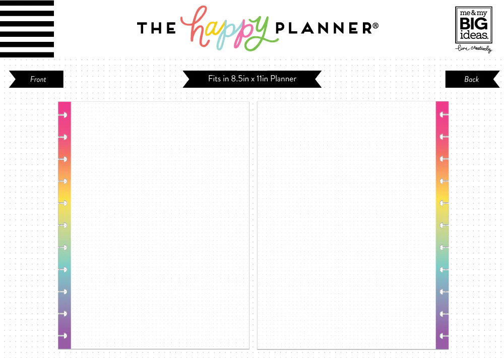 Rainbow Dot Grid Fill Paper - BIG - Image 2