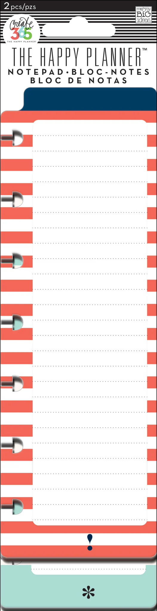 Notepads - Red & Teal