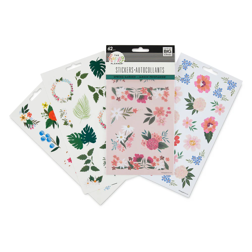 Spring Florals - 5 Sticker Sheets - Image 2