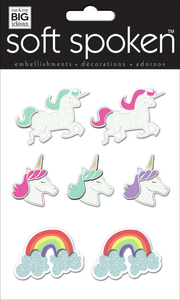 Sticker Sheet - Unicorns and Rainbows
