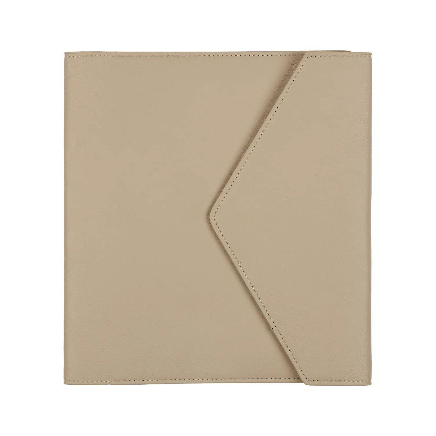 Taupe Vegan Leather - Deluxe Classic Planner Folio