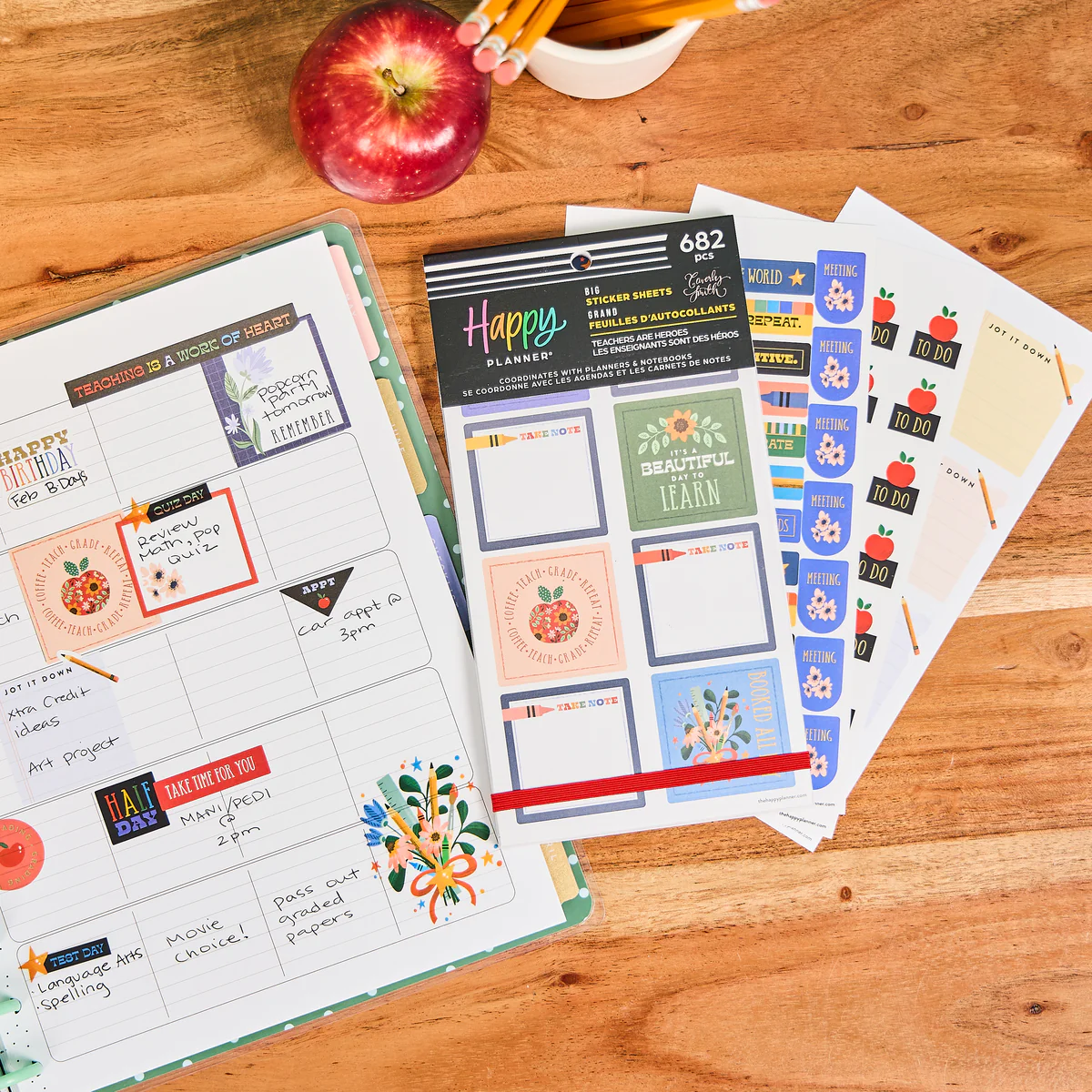 Teachers Are Heroes - Value Pack Stickers - Big - Image 2