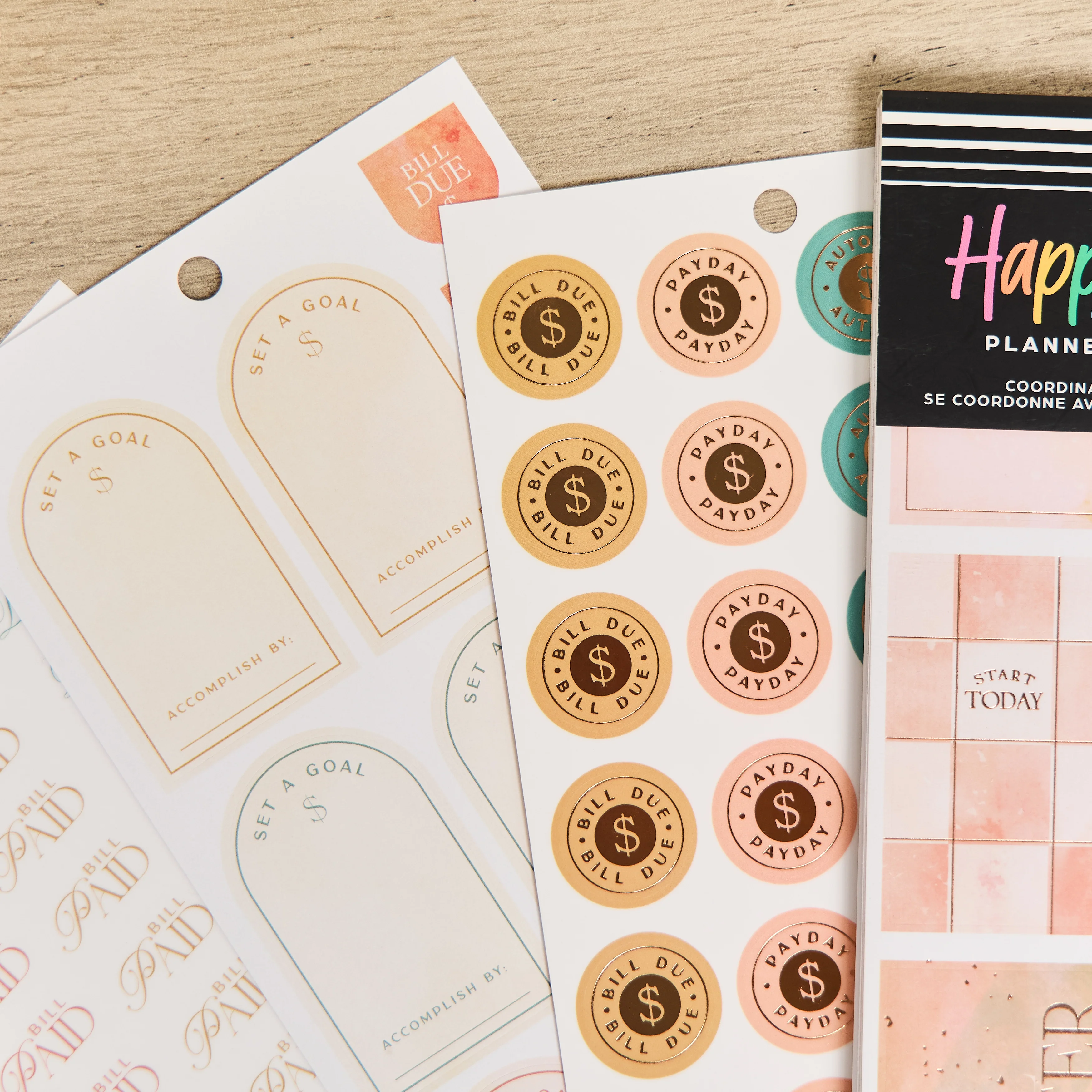 Textured Canvas Budget - Value Pack Stickers - Image 4