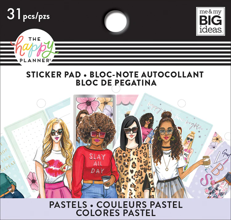 Tiny Sticker Pad - Rongrong - Pastel