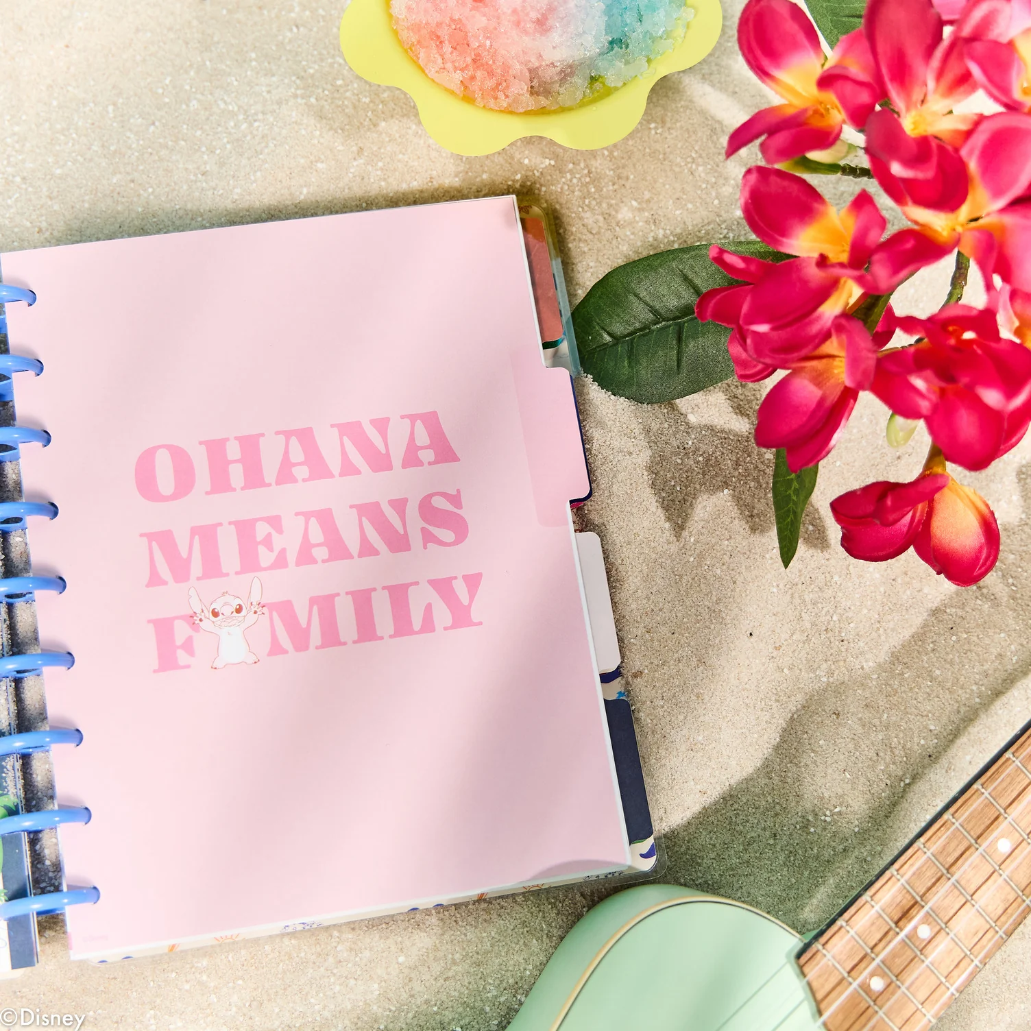 Undated Disney Lilo & Stitch Make Waves Customizable Planner - Classic Vertical Layout - 12 Months - Image 2