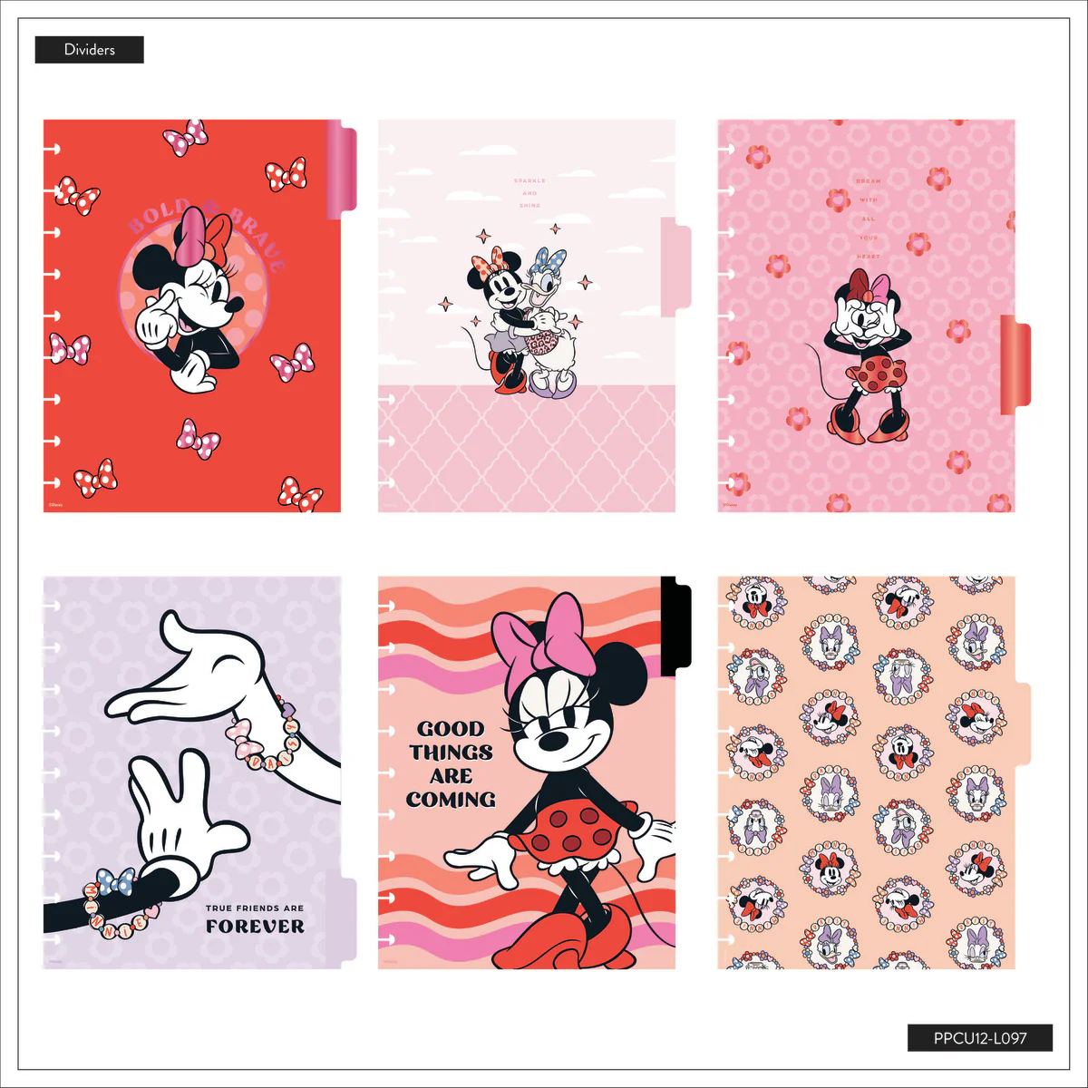Undated Disney Minnie Mouse Bow Happy Customizable Planner - Classic Dashboard Layout - 12 Months - Image 20
