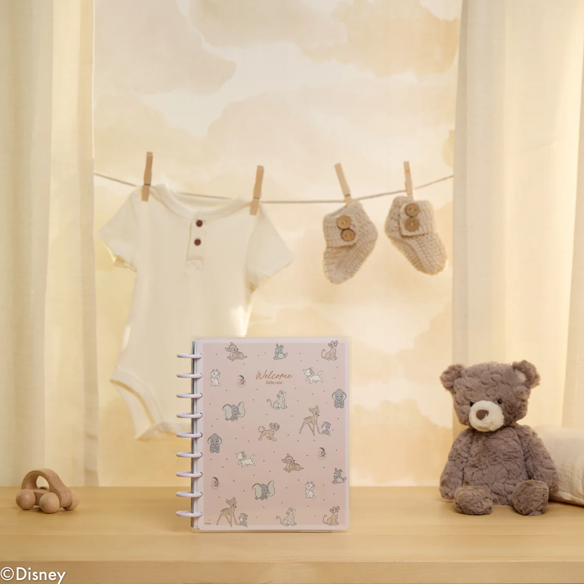 Undated Disney Welcome Little One Customizable Baby Planner - Classic Baby's First Year Layout - 12 Months - Image 3