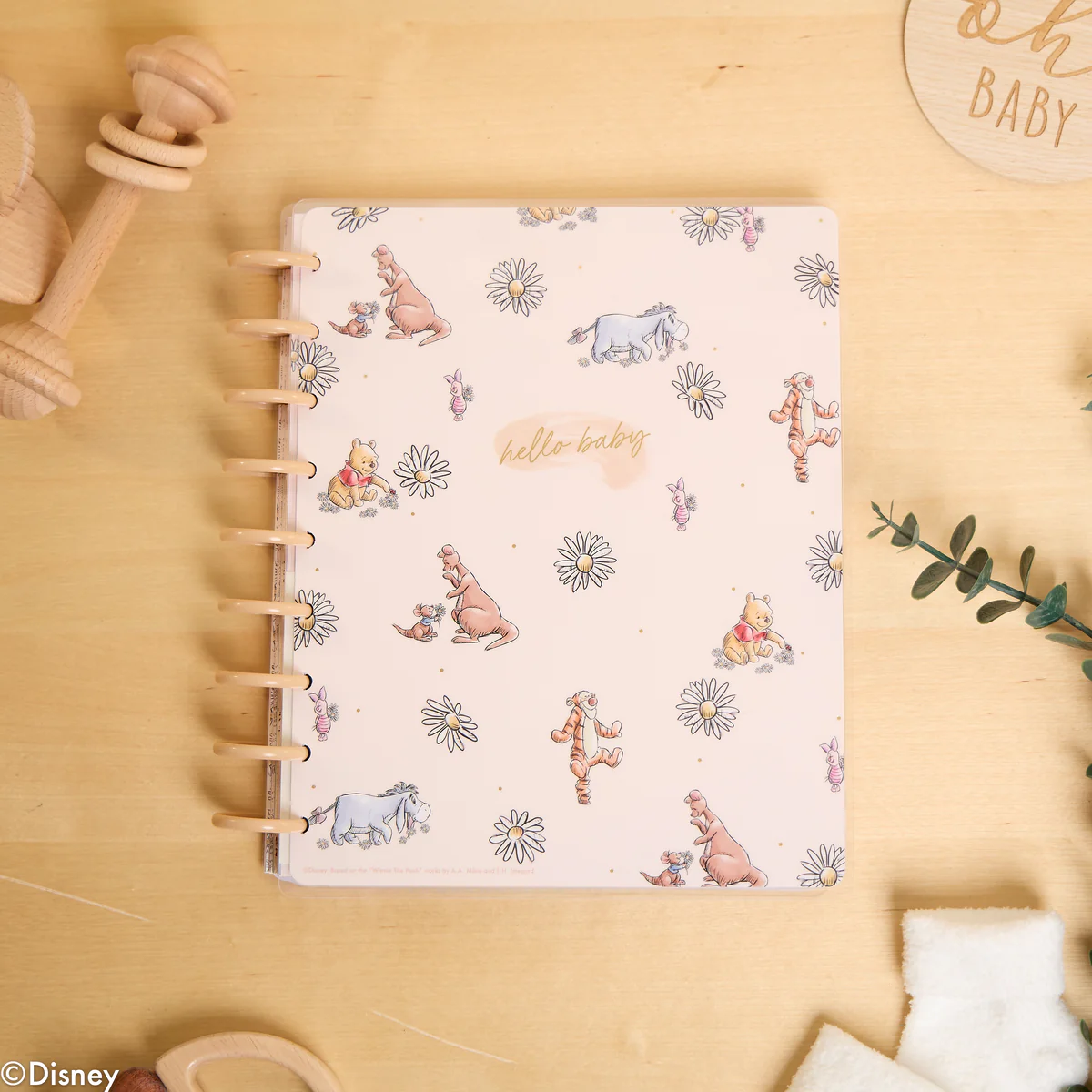 Undated Disney Winnie the Pooh Customizable Baby Planner - Classic Baby's First Year Layout - 12 Months - Image 14