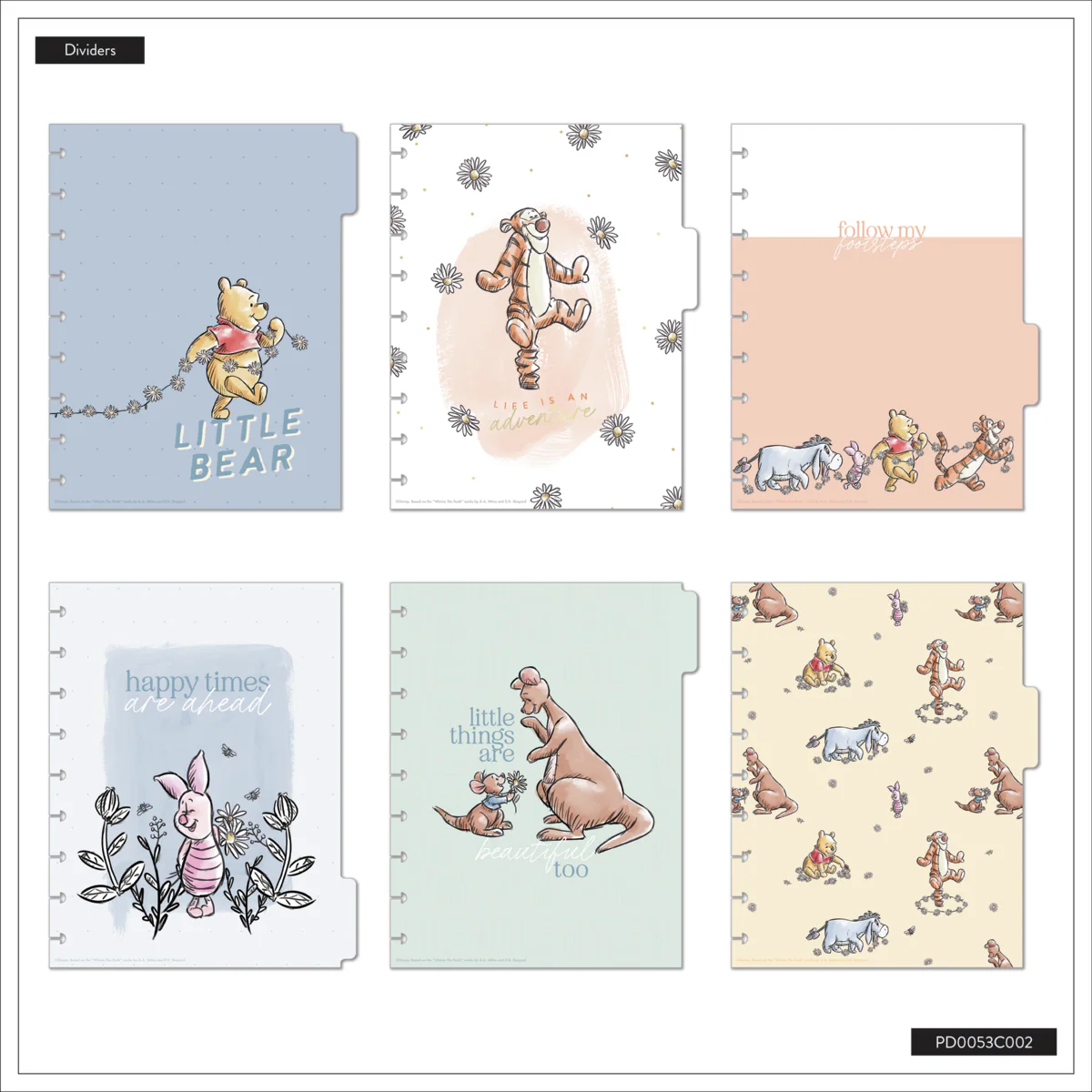 Undated Disney Winnie the Pooh Customizable Baby Planner - Classic Baby's First Year Layout - 12 Months - Image 21