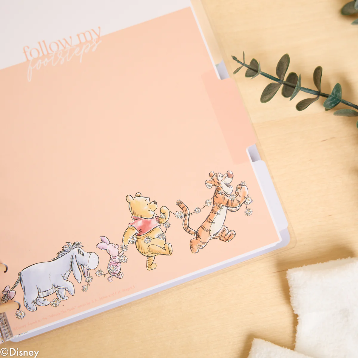 Undated Disney Winnie the Pooh Customizable Baby Planner - Classic Baby's First Year Layout - 12 Months - Image 5