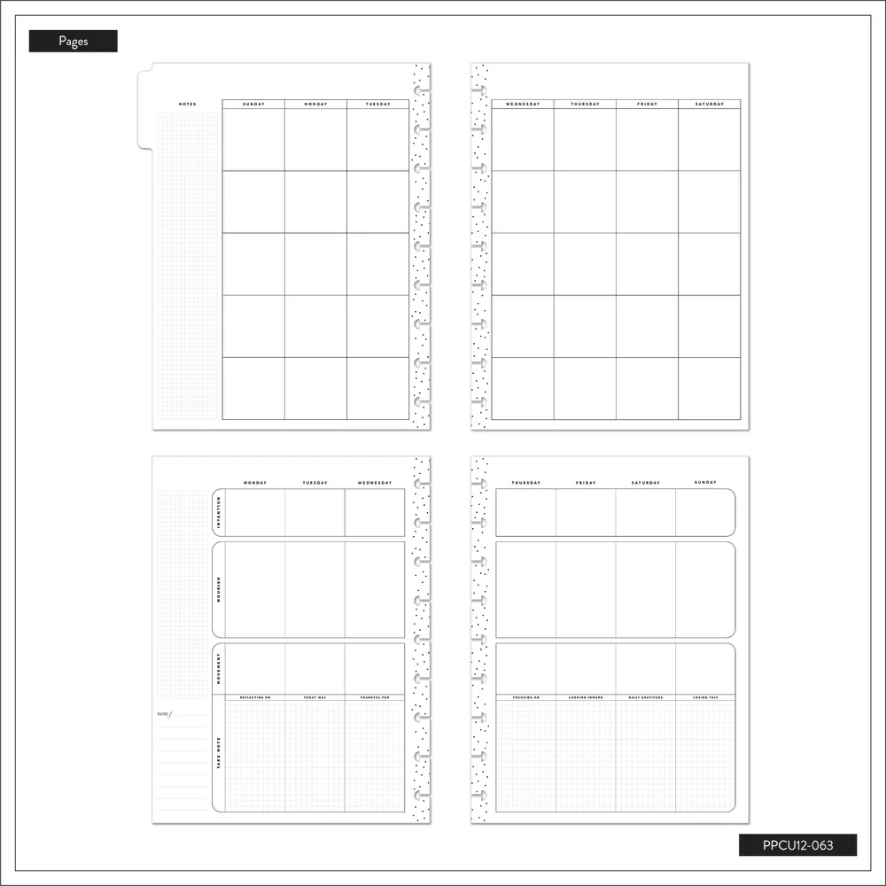 Undated Fitness All Stars Happy Planner - Classic Fitness Layout - 12 Months - Image 9