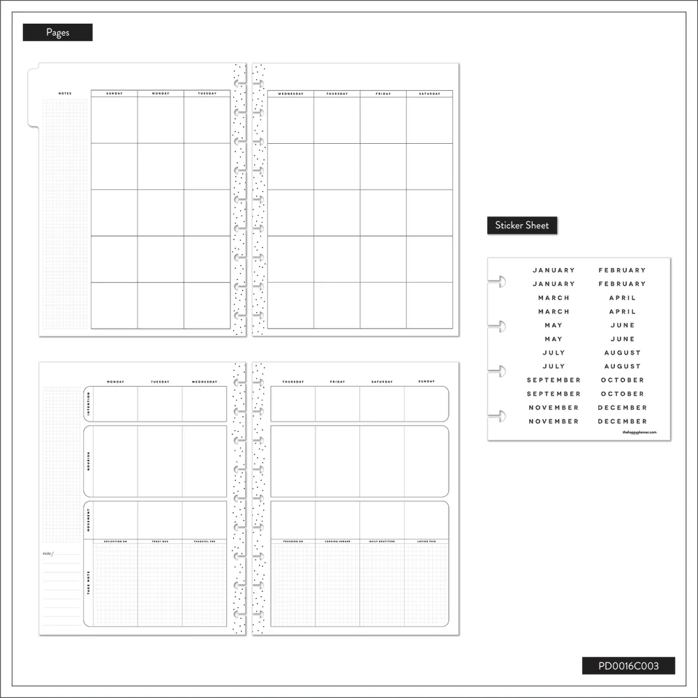 Undated Radiant Soul Customizable Wellness Planner - Classic Wellness Layout - 12 Months - Image 10