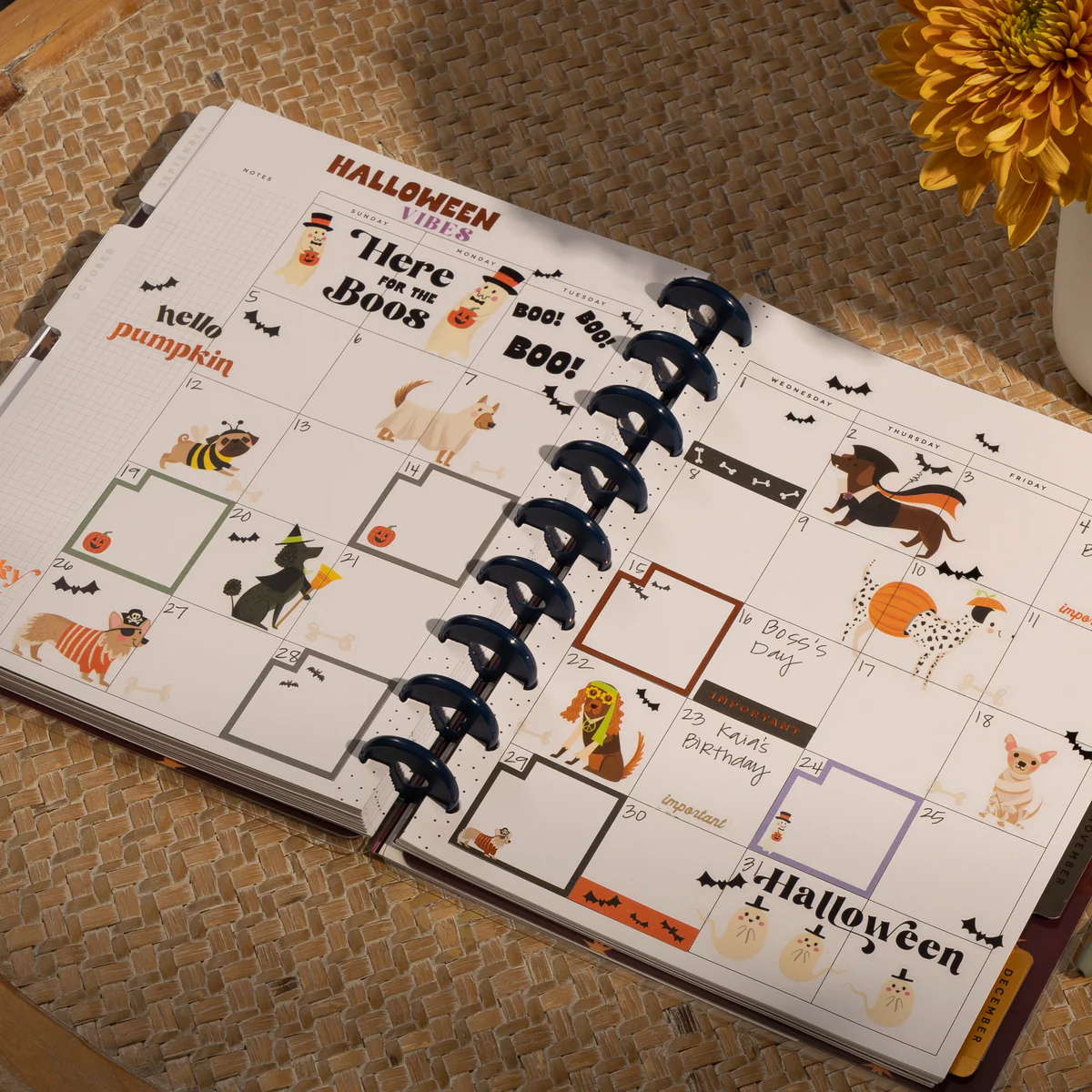 Undated Share Your Magic Customizable Planner - Classic Vertical Layout - 12 Months - Image 4