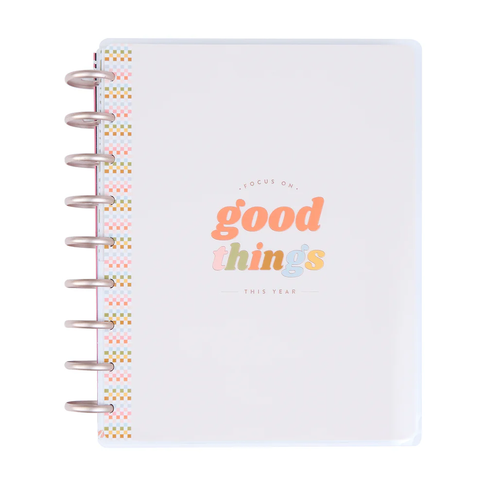 Undated Simple Joys Happy Planner - Classic Vertical Layout - 12 Months