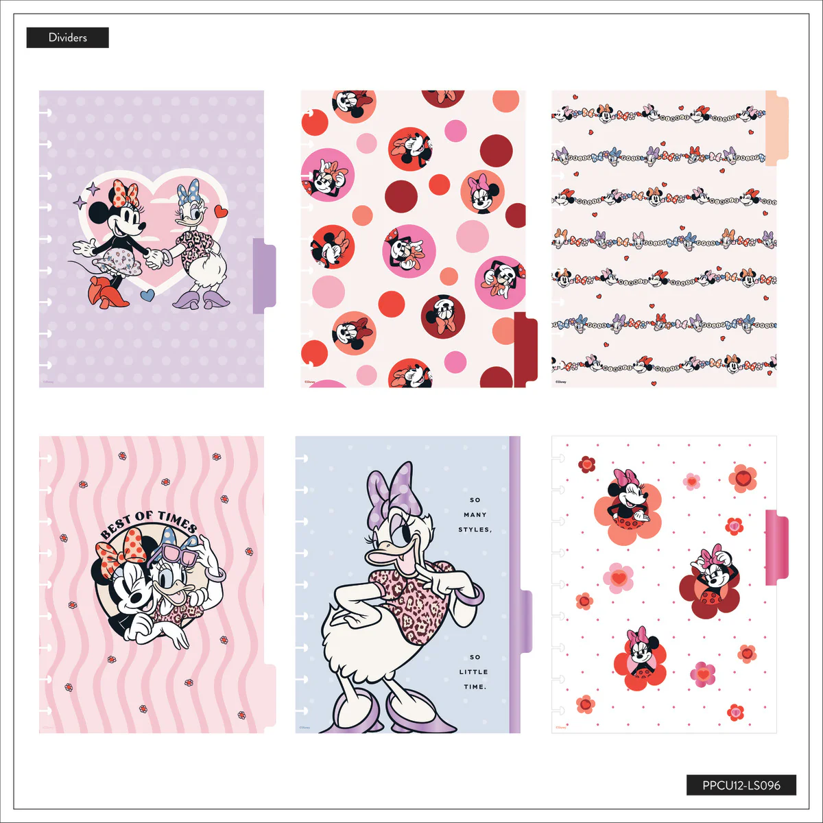 Undated SPECIALTY Disney Minnie Mouse Bow Happy Customizable Planner - Classic Vertical Layout - 12 Months - Image 24
