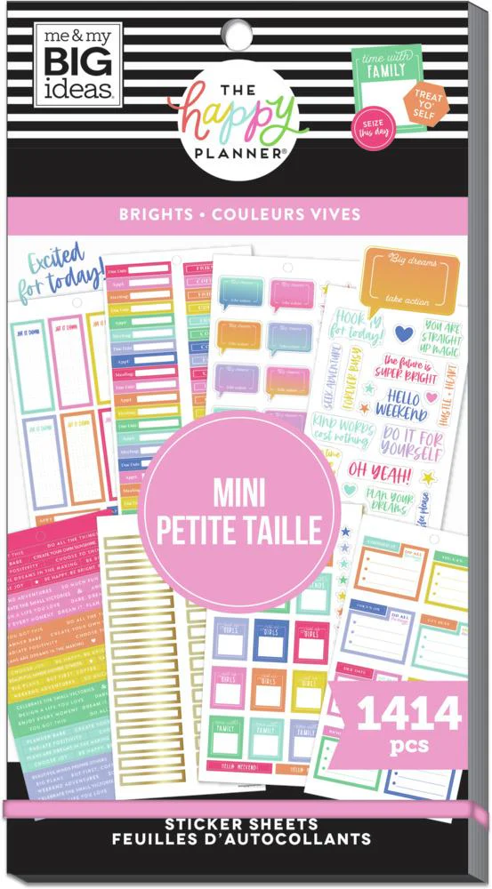 Value Pack Stickers - Brights - Skinny Mini