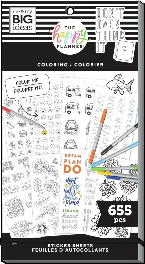 Value Pack Stickers - Color Your Own