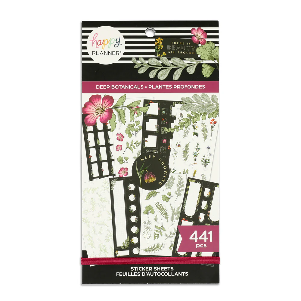 Value Pack Stickers - Deep Botanicals Floral