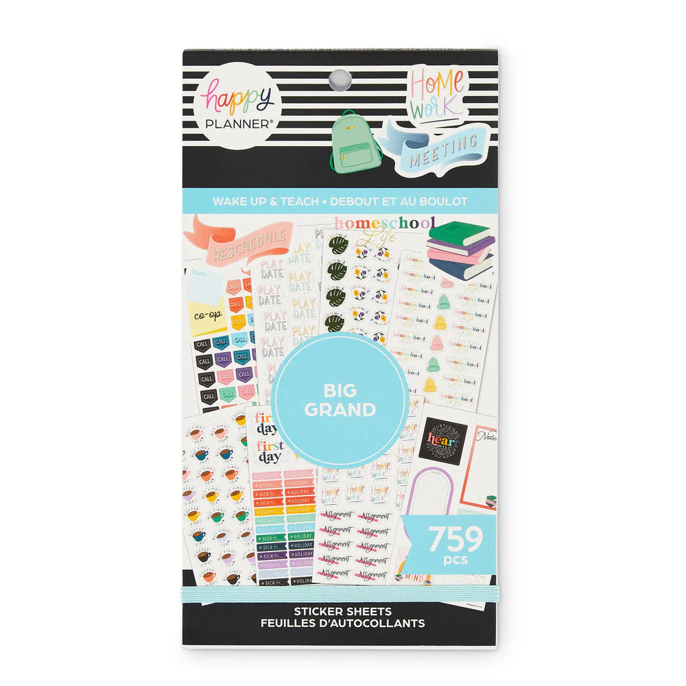 Value Pack Stickers - Wake Up & Teach - Big