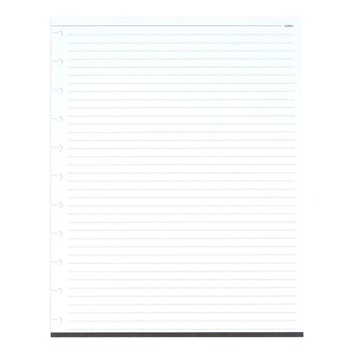 Work + Life Onyx - Dotted Lined Big Filler Paper - 40 Sheets