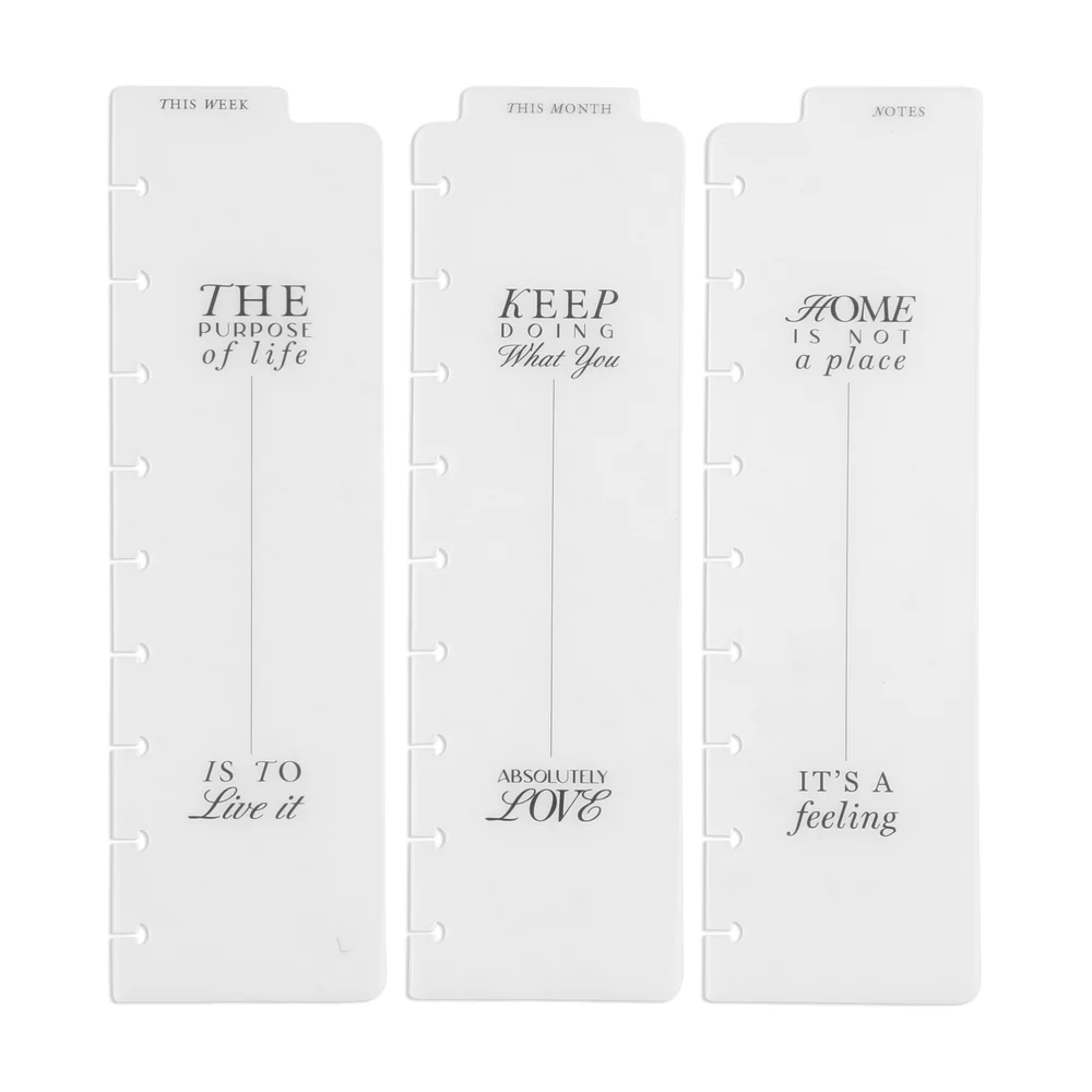 Work + Life Signature - Classic Bookmarks - 3 Pack